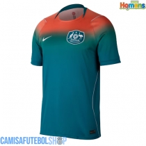 Camisa de time de futebol Austrália Replicas 2º Equipamento Mundo 2026 Manga Curta